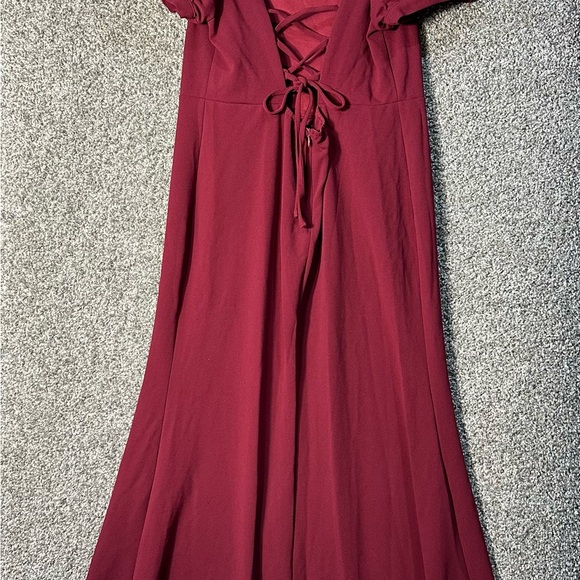 NWT women’s square neck empire waist elegant gown SZ 3XL - Picture 6 of 9
